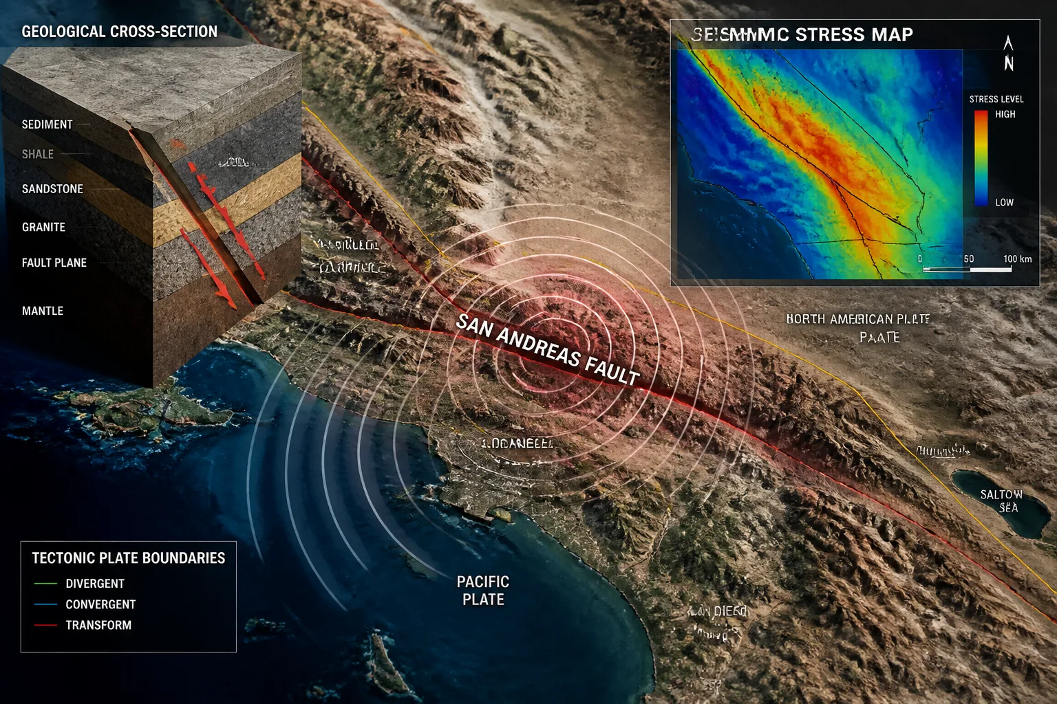 Southern California Faults Reach 1,000-Year Stress Peak, Study Finds