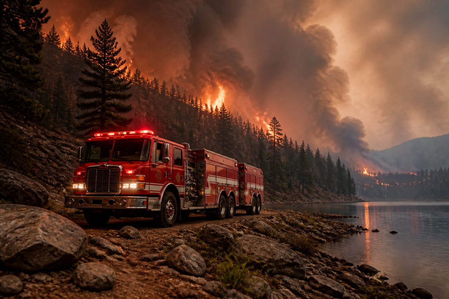 Gann Fire Forces Evacuations Near New Hogan Lake, Calaveras County