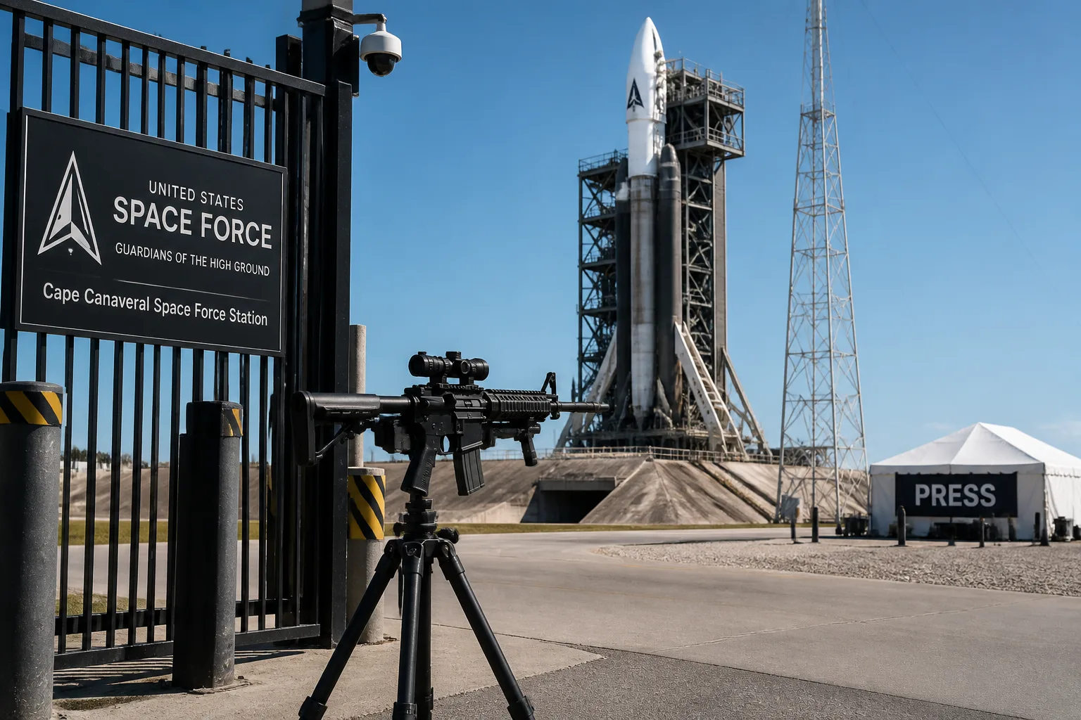 Five Reporters Detained at Gunpoint During Vandenberg Space Force Base Event